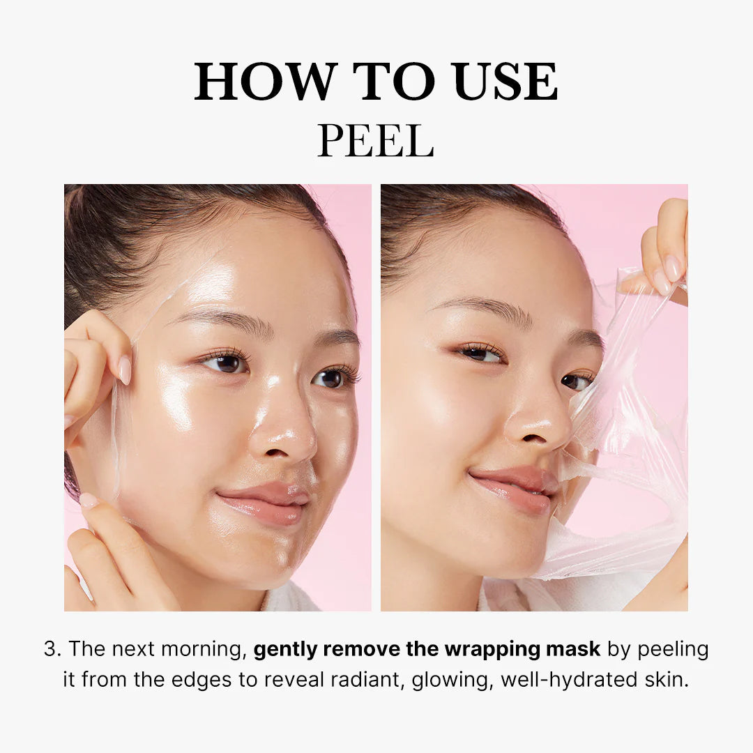 Luvelis GlowWrap™ – Collagen Overnight Peel-Off Facial Mask